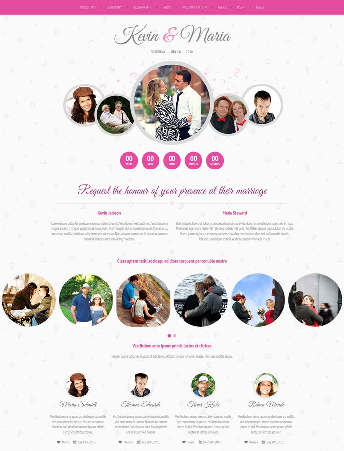 Florence - Responsive Wedding Site Template