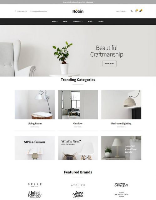 60+ Best Interior Design Furniture Website Templates 2020 - Templatefor