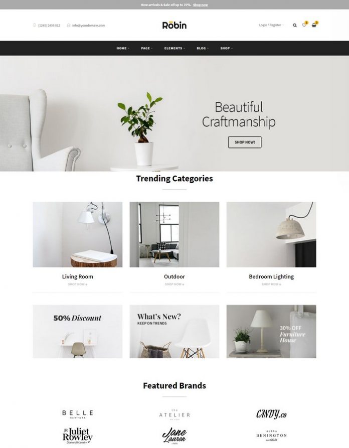 60+ Best Interior Design Furniture Website Templates 2020 Templatefor