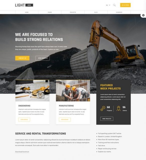 60+ Best Architecture Construction HTML5 Website Templates 2020 ...