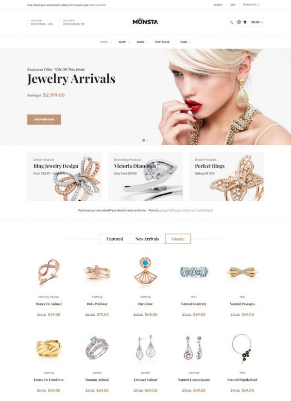 28+ Awesome Jewelry WordPress Themes 2020 - Templatefor