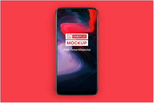 OnePlus 6 Android Phone Mockup - Free