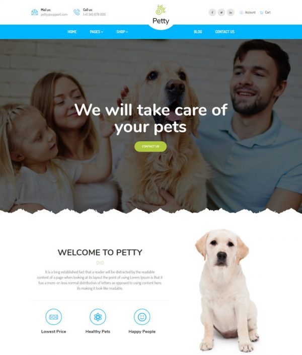 50 Best Animal Pet Website Templates 2024 - Templatefor