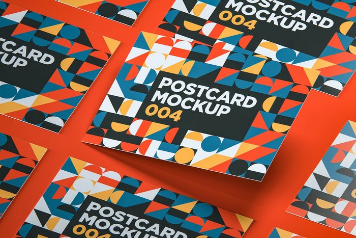 Postcard Mockup 004