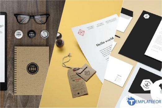 Download 110 Stationery And Branding Mockups Psd Templates Templatefor