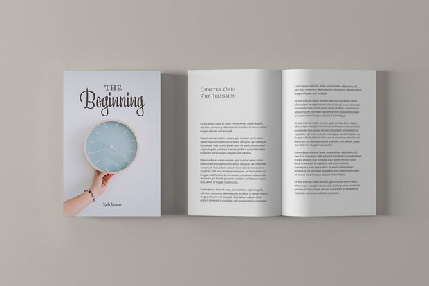 The Beginning Book Cover Mockup