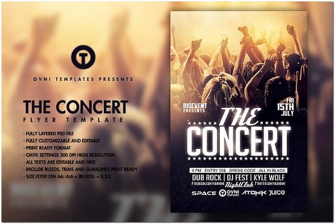 The Concert Band Flyer Template