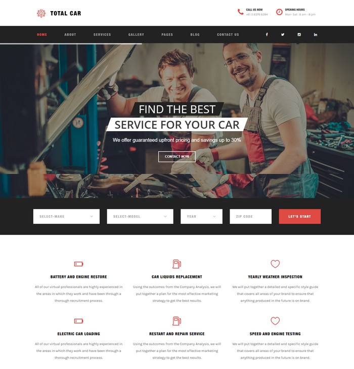 40+ Best Car Auto Website Templates 2020 - Templatefor