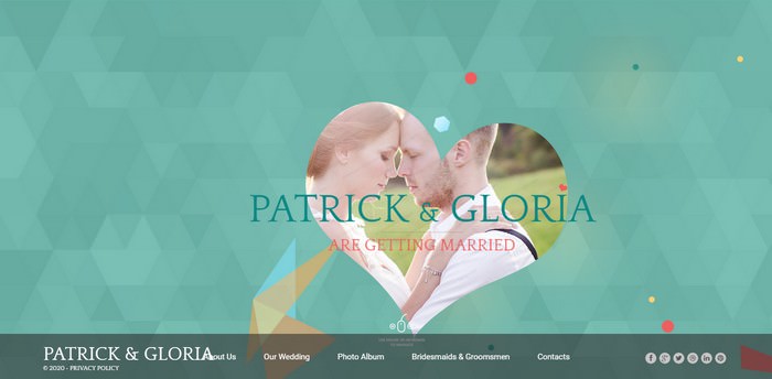 Wedding Album Website Template