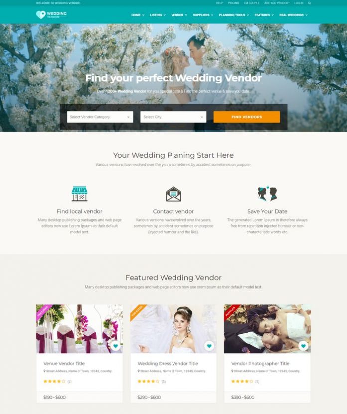 60+ Best Wedding Website Templates Free & Premium 2023 - Templatefor