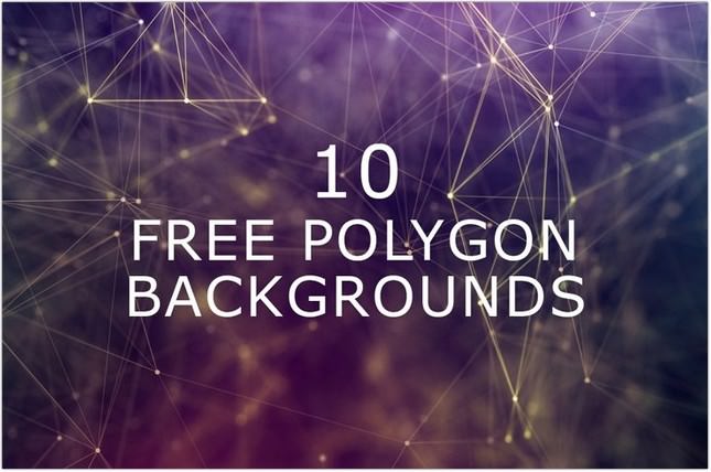 10 Free Polygon Backgrounds