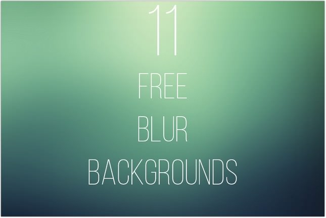11 FREE Blur Backgrounds