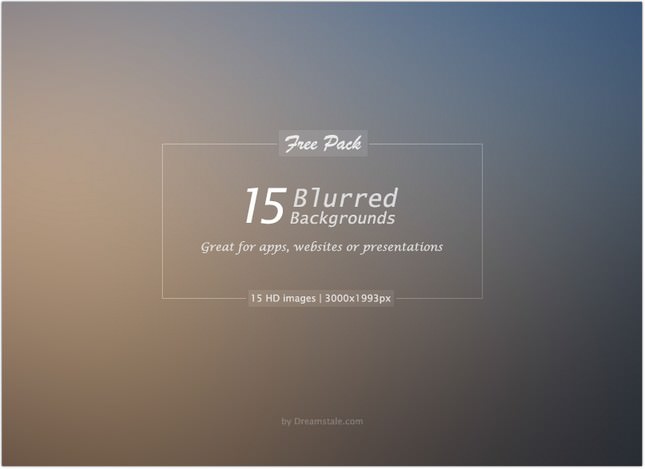 15 HD Blurred Backgrounds