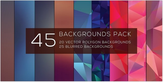 45 Free Blurred and Polygon Backgrounds