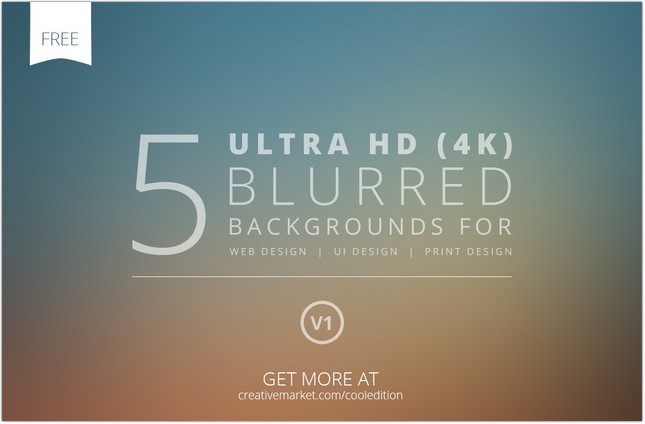 5 Ultra HD Blurred Backgrounds v1