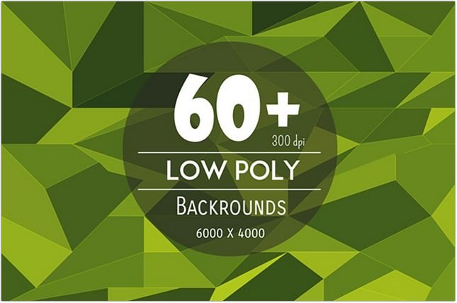 60+ Low Poly Backgrounds