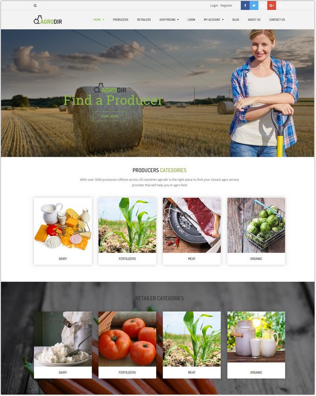 Agrodir - Directory for Producers & Retailers