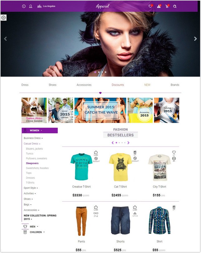 Apparel – Clothes and Accessories Store Template
