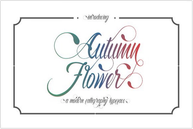 Autumn Flower Script