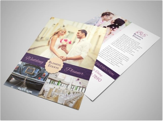 22 Awesome Wedding Planner Flyer Template Designs Psd Ai Templatefor