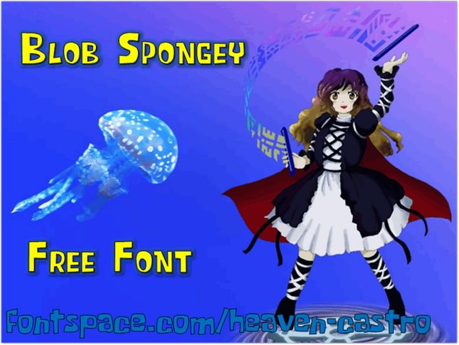 Blob Spongey Font