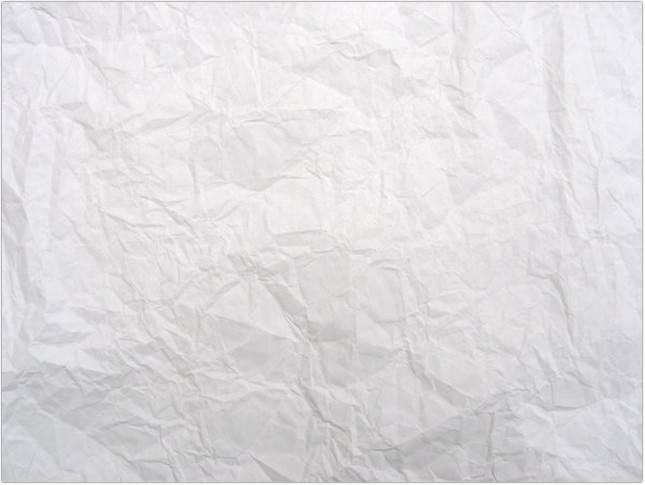 Crumpled white Paper Texture