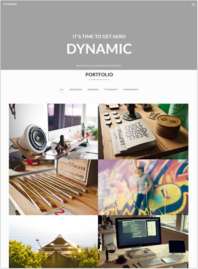 Dynamic - Portfolio Template