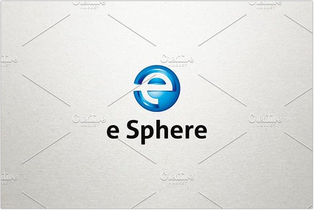 E Logo - E Sphere