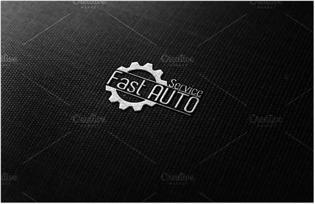 Fast Auto Service Logo Design