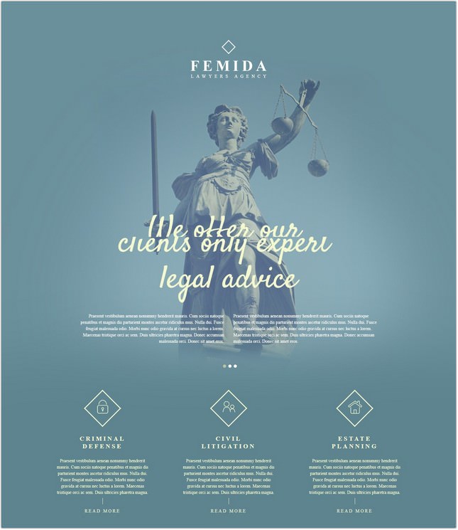 Femida WordPress Theme