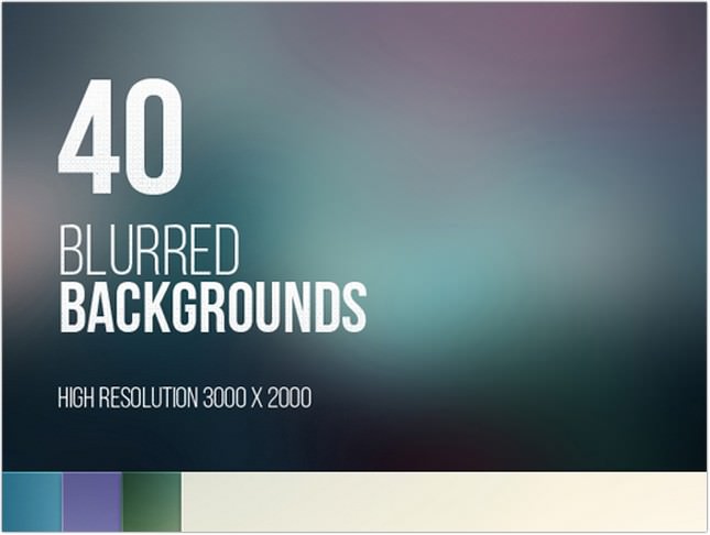High Resolution Blurred Backgrounds Pack