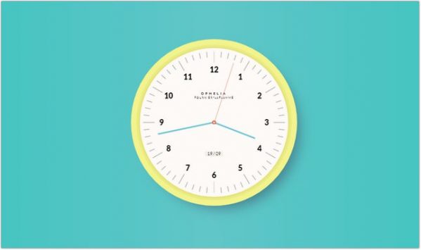 30+ Creative Clocks Created with CSS 2021 - Templatefor