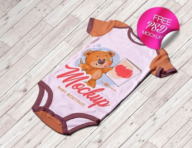 Download 25+ Best Baby Onesie / Bodysuit PSD Mockup To Grab ...