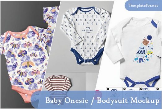 Download 25 Best Baby Onesie Bodysuit Psd Mockup To Grab Templatefor