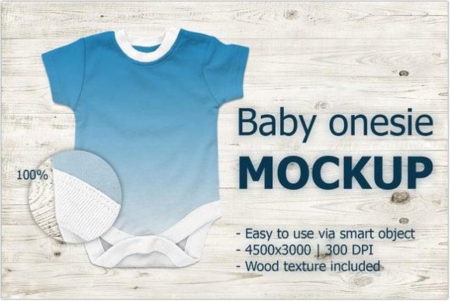 Download 20+ Best Baby Onesie / Bodysuit PSD Mockup To Grab ...