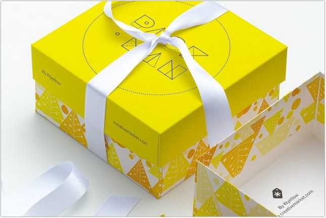 Download 30+ Best Gift Box Mockup PSD Templates - Templatefor