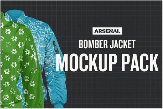 Bomber Jacket Mockup Templates