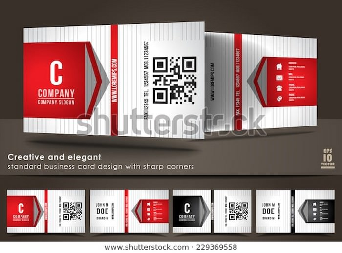 Creative Business Card QR Design