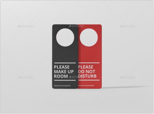 Download 20 Best Door Hanger Mockups For Presenting Design Templatefor