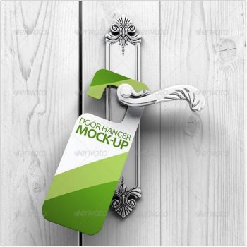Download 20 Best Door Hanger Mockups For Presenting Design Templatefor