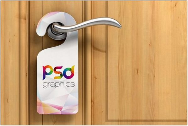 Download 20+ Best Door Hanger Mockups For Presenting Design - Templatefor