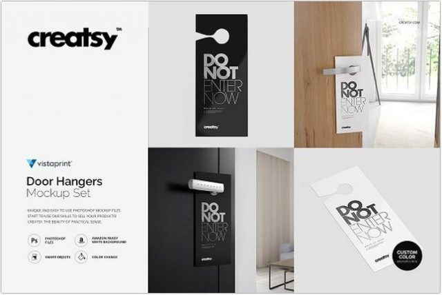 Download 20 Best Door Hanger Mockups For Presenting Design Templatefor