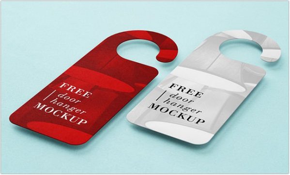 Download 20+ Best Door Hanger Mockups For Presenting Design - Templatefor