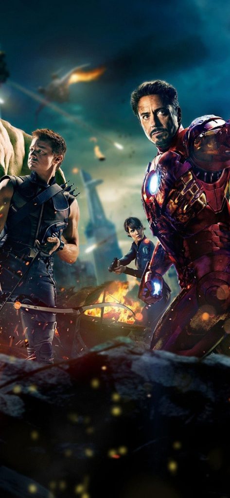 1125 × 2436 HD Avengers iPhone X Wallpaper