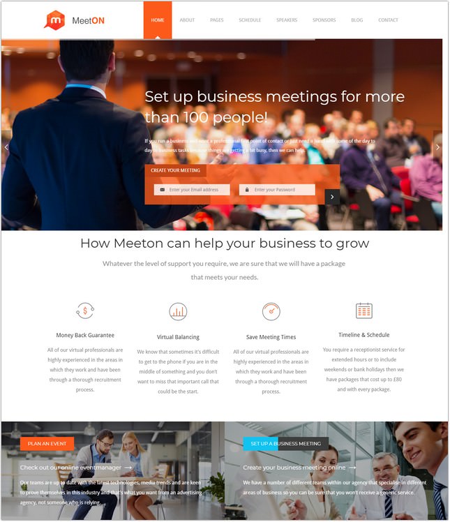 Meeton - Conference & Event HTML Template