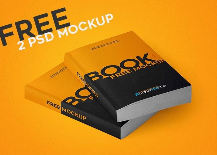 Paperback Book – 2 Free PSD Mockups