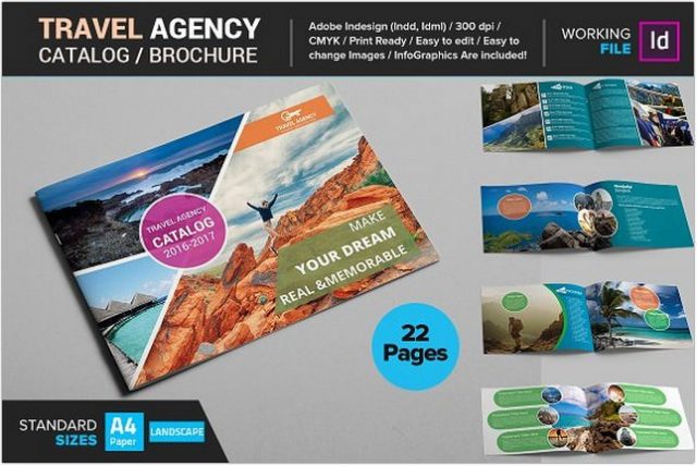 Travel Agency Brochure template