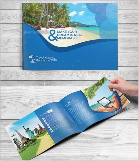 25+ Best Travel Agency Brochure Templates & Designs - PSD, AI Format ...