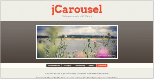 image carousel jquery plugin