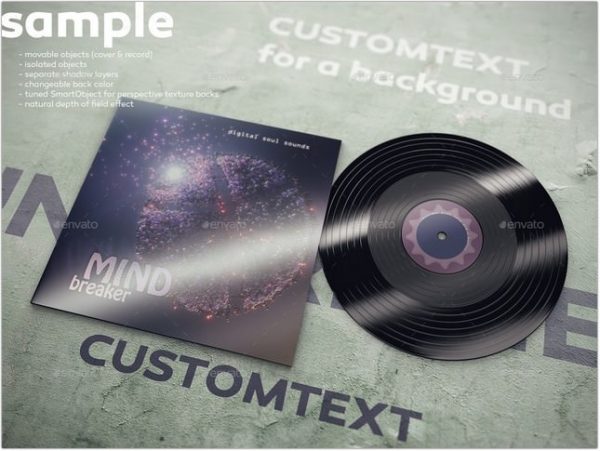 Download 30+ Cool Vinyl Mockups PSD Templates 2020 - Templatefor